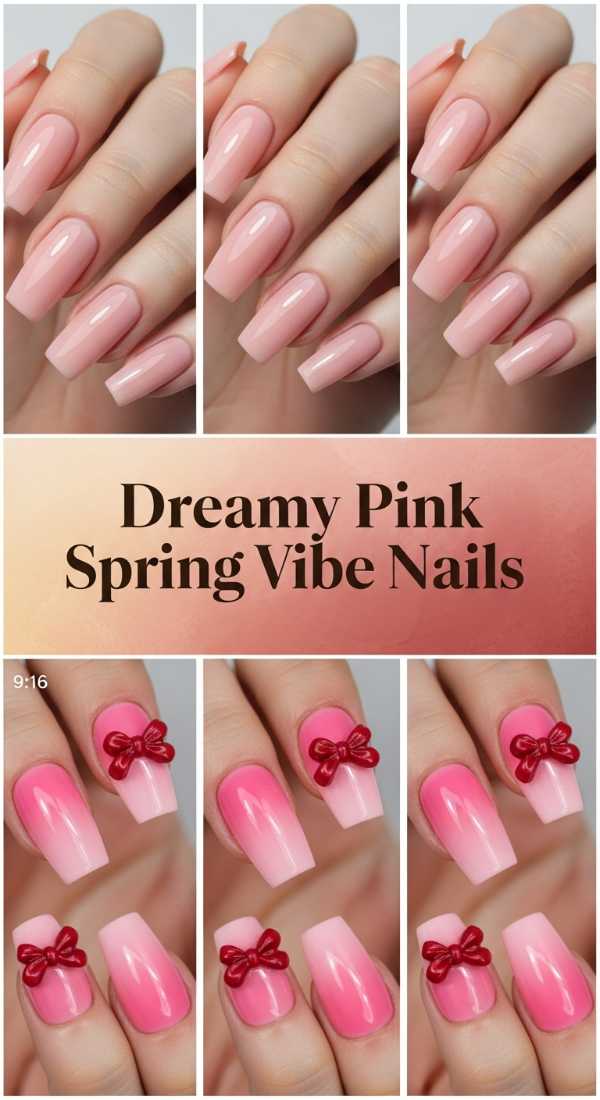 Dreamy Pink Spring Vibe Nails 69f24937ae159