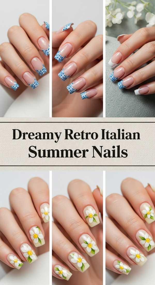 Dreamy Retro Italian Summer Nails 69ee4084f2423