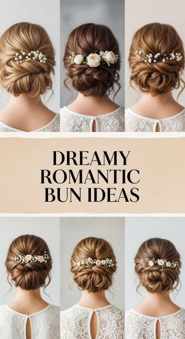 Dreamy Romantic Bun Ideas 69e339ff684b1
