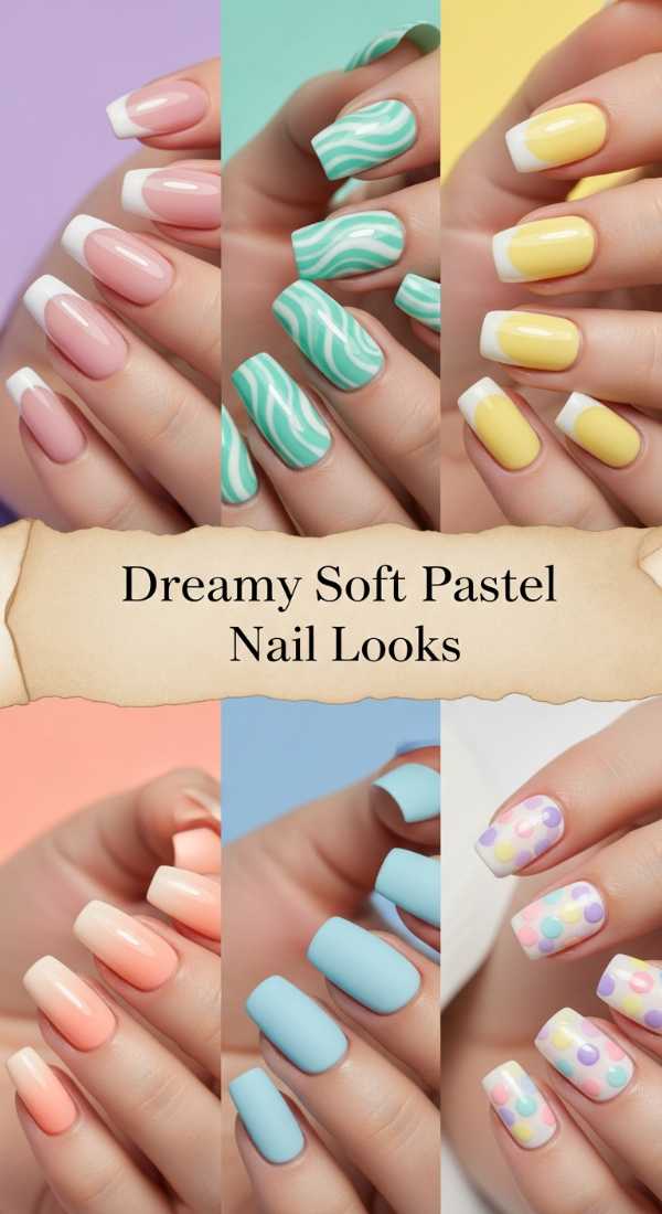 Dreamy Soft Pastel Nail Looks 69e72cb71528f