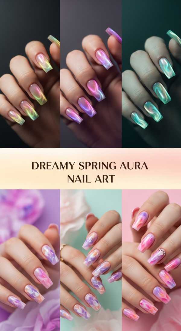 Dreamy Spring Aura Nail Art 69ef3c6576fe6