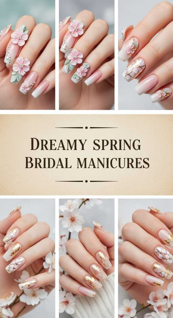 Dreamy Spring Bridal Manicures