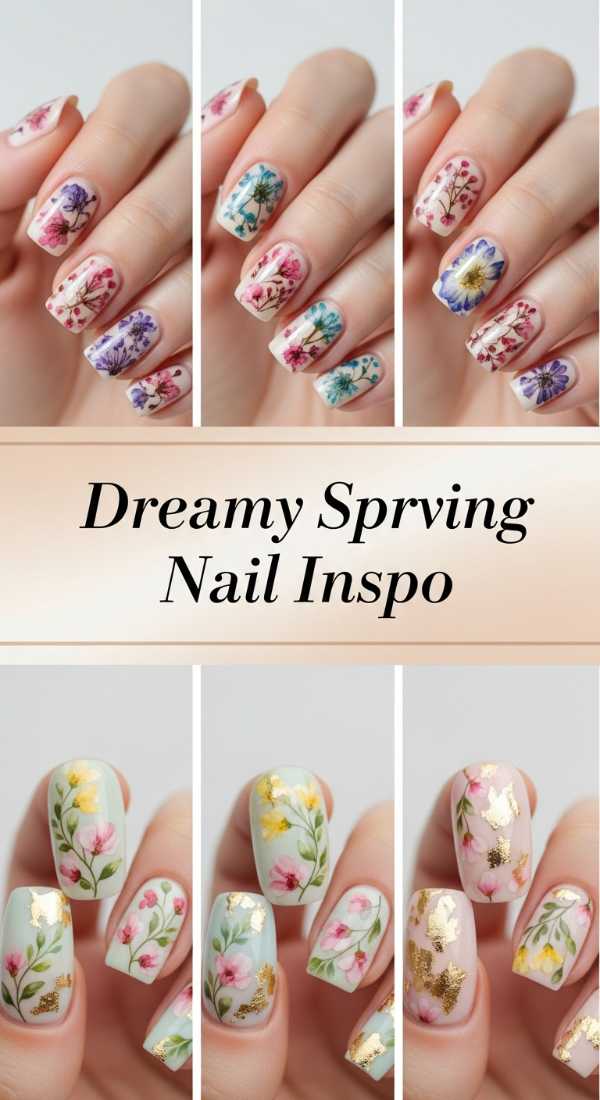 Dreamy Spring Flower Nail Inspo 69ef3c84408ec