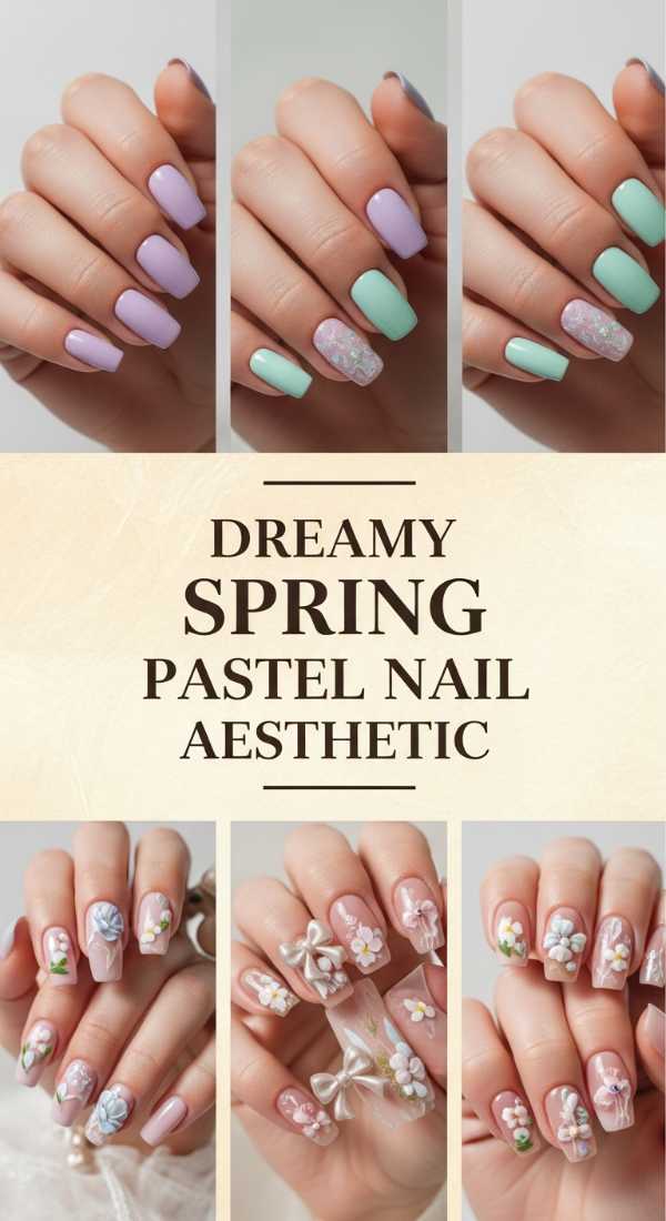 Dreamy Spring Pastel Nail Aesthetic 69e72cd09d221