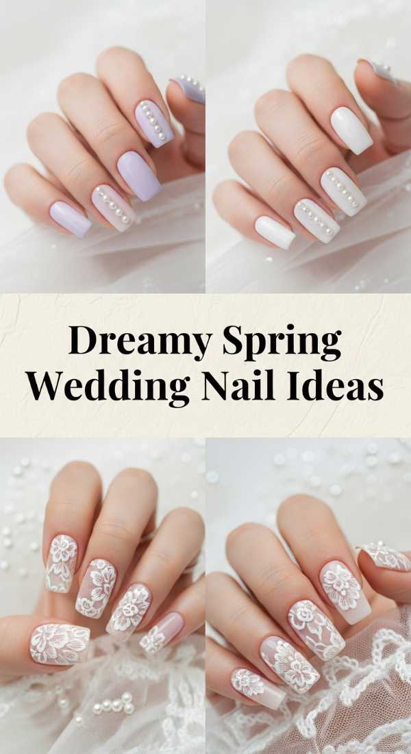 Dreamy Spring Wedding Nail Ideas 69ef3c6a15fe1