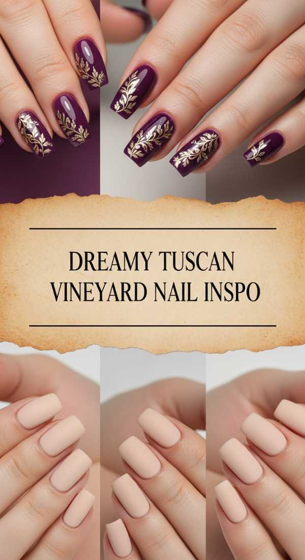 Dreamy Tuscan Vineyard Nail Inspo 69e905beb0ae0