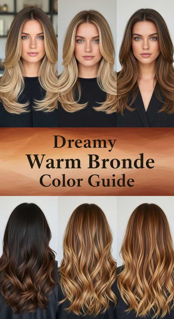 Dreamy Warm Bronde Color Guide 69eb966989526