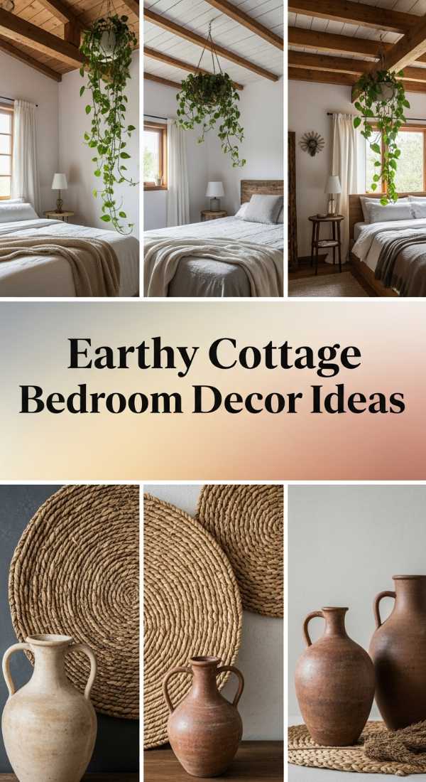 Earthy Cottage Bedroom Decor Ideas 69df467cbffda