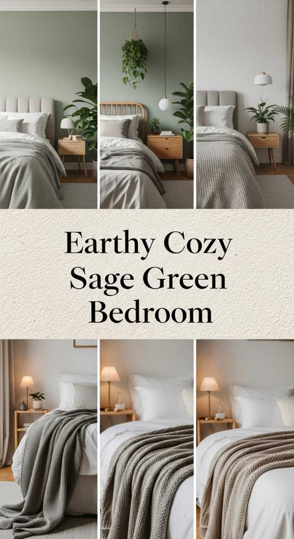 Earthy Cozy Sage Green Bedroom 69e64b77204ae