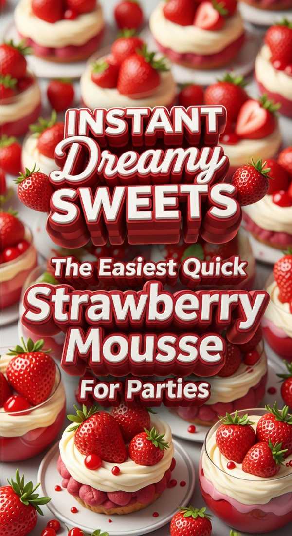 Easiest Quick Strawberry Mousse For Beginners 69dfd9570acfb