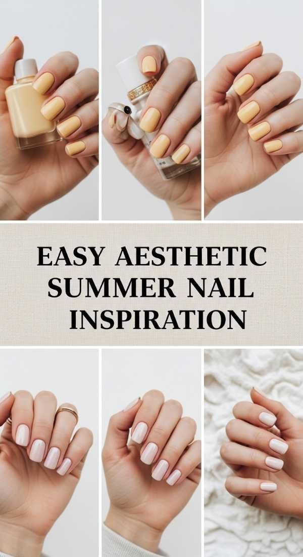 Easy Aesthetic Summer Nail Inspiration 69ecf8818c42e