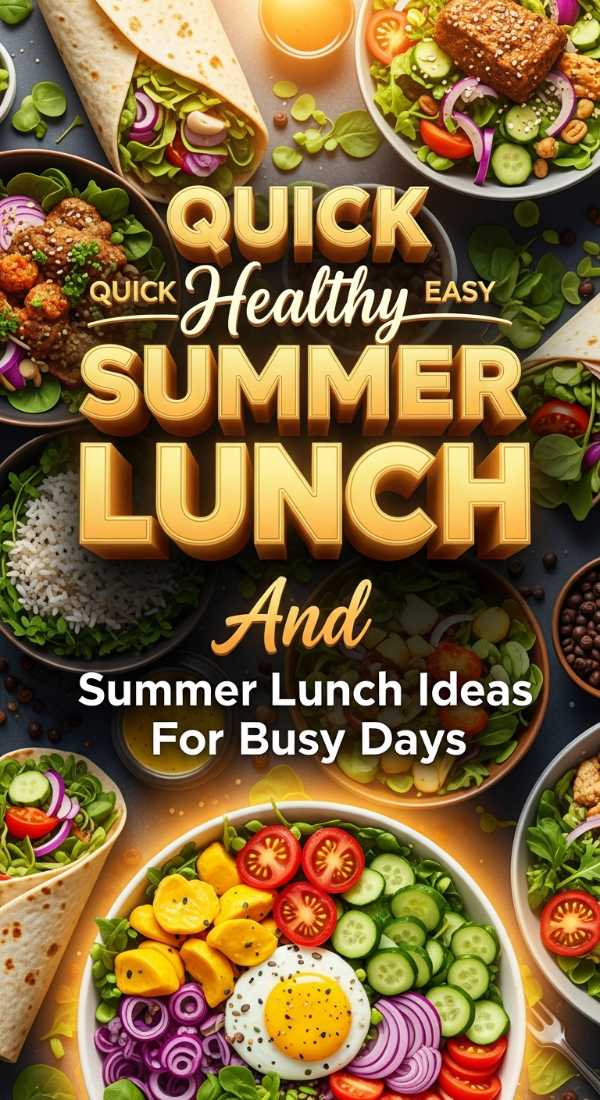 Easy And Healthy Summer Lunch Ideas For Busy Days 69eefe25808f2
