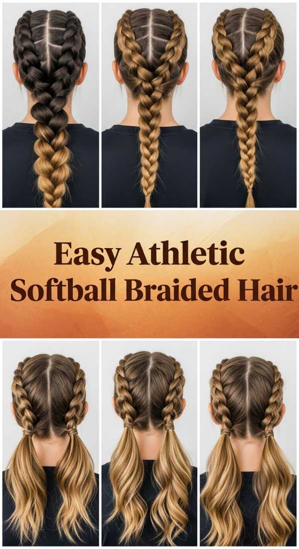 Easy Athletic Softball Braided Hair 69ef4a3c99d94