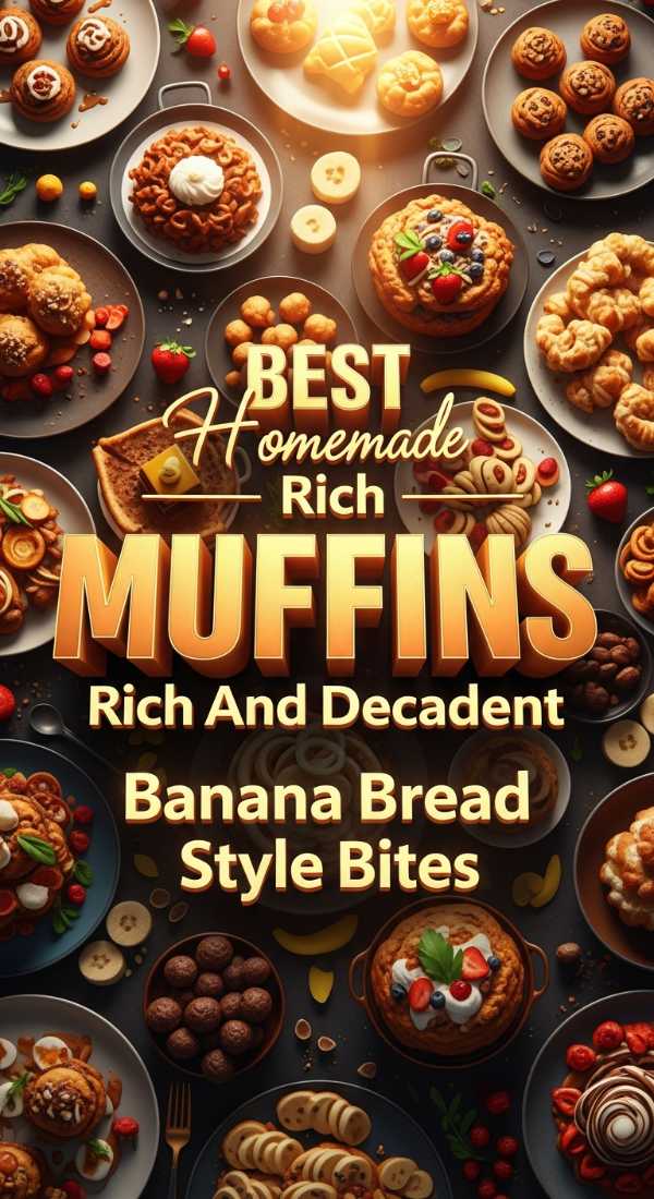Easy Banana Bread Muffins For Breakfast 69ee41f56653f