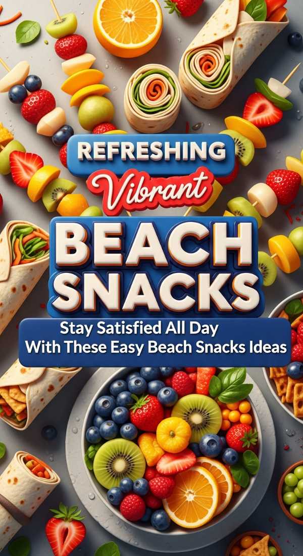 Easy Beach Snack Ideas For Summer Days 69edb5a97ebea