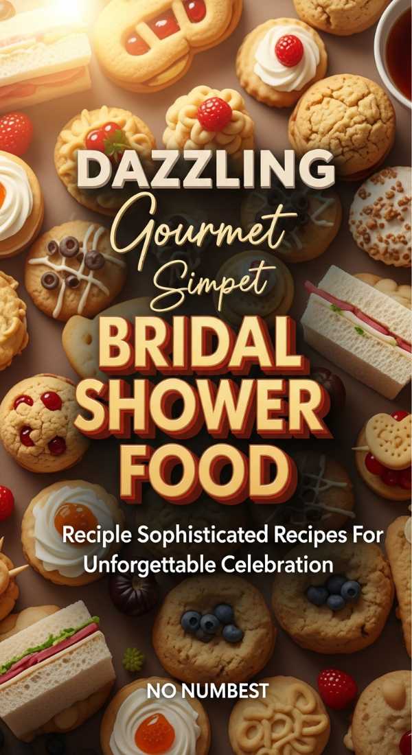 Easy Bridal Shower Food Ideas For An Elegant Party 69f203d7ad98d