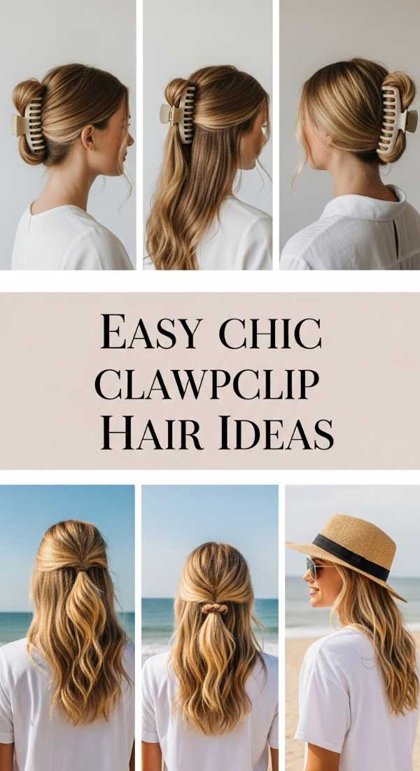 Easy Chic Clawclip Hair Ideas 69ee51af8cd78