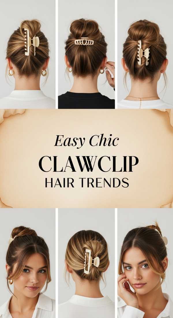 Easy Chic Clawclip Hair Trends 69df3fcb5f0c6