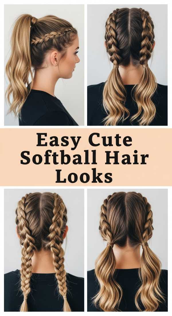 Easy Cute Softball Hair Looks 69e5e10ea891e