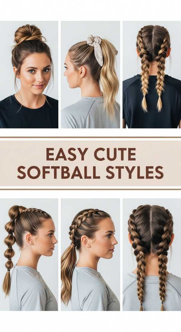 Easy Cute Softball Styles 69df3fc9b0ca1