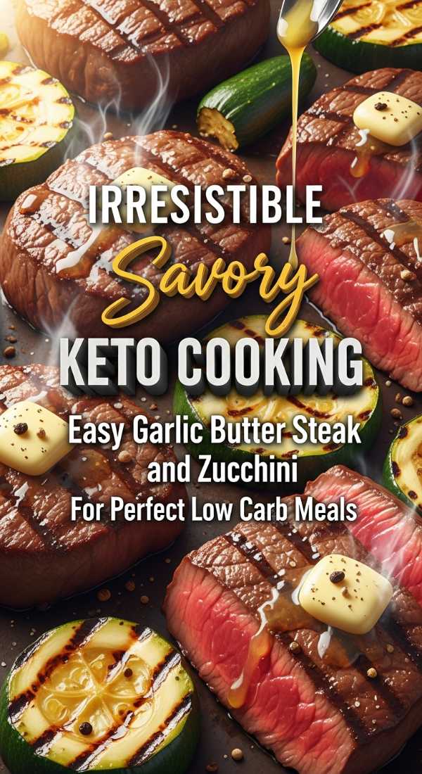 Easy Garlic Butter Steak and Zucchini For Perfect Low Carb Meals