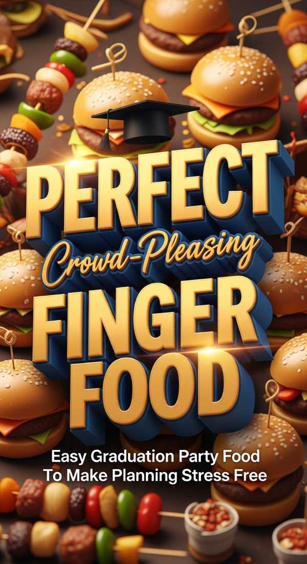 Easy Graduation Party Food To Make Planning Stress Free 69dde5de21814
