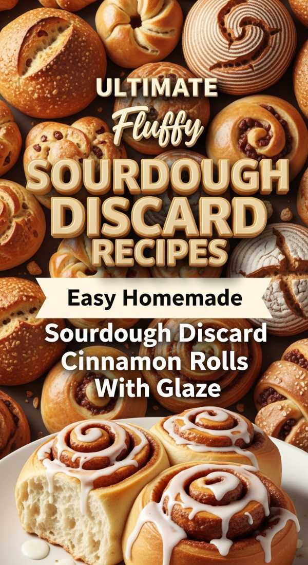 Easy Homemade Sourdough Discard Cinnamon Rolls With Glaze 69ef0141cad3a