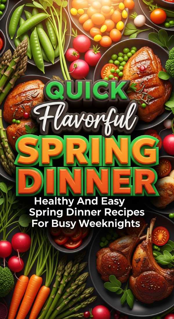 Easy Spring Dinner Recipes For Busy Weeknights 69edb9038145b