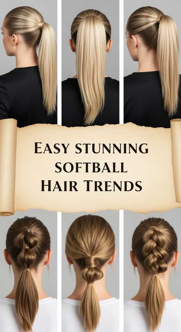 Gym to Glam: The Most Versatile Hairstyles for Busy Women Easy Stunning Softball Hair Trends 69df3fcf37314