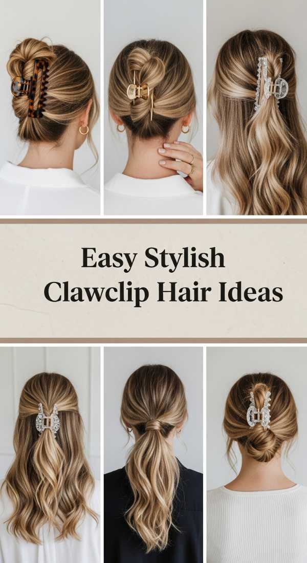 Easy Stylish Clawclip Hair Ideas 69f261d3b81e3