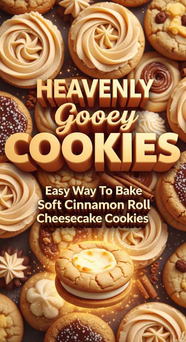 Easy Way To Bake Soft Cinnamon Roll Cheesecake Cookies 69ec951053158