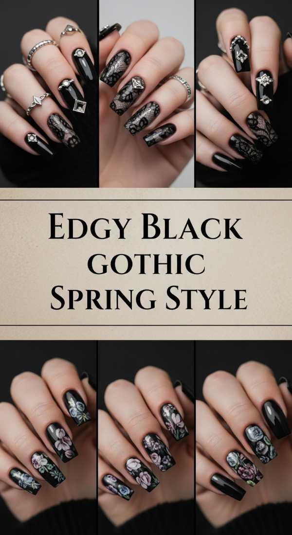 Edgy Black Gothic Spring Style 69ee409e8d701