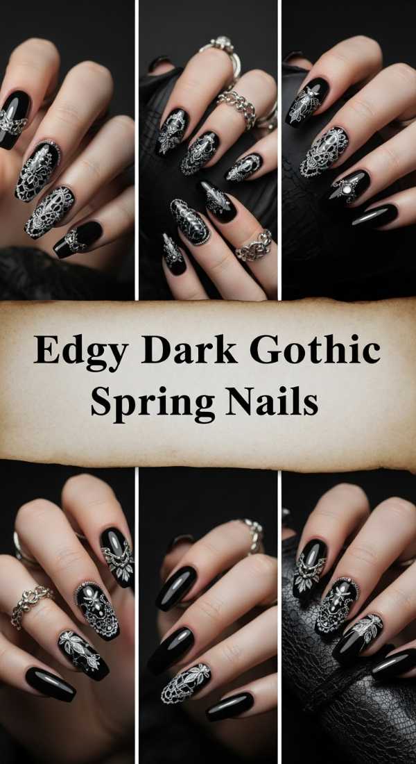 Edgy Dark Gothic Spring Nails 69f0cc58ccc23