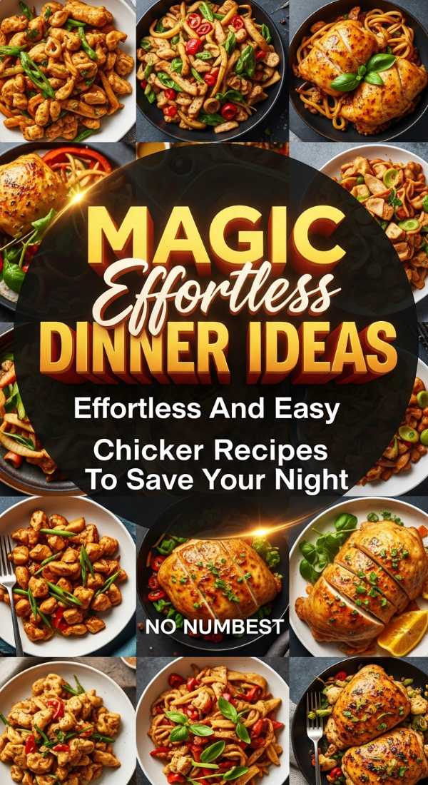 Effortless And Easy Chicken Dinner Recipes To Save Your Night 69eb2223567e2