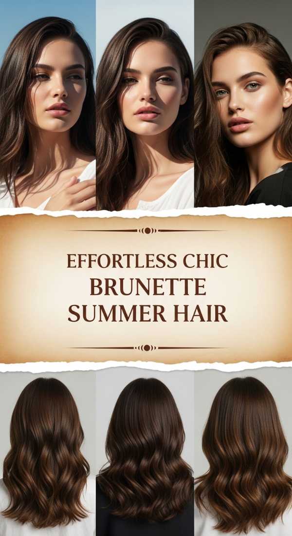 Effortless Chic Brunette Summer Hair 69f262c5a184d