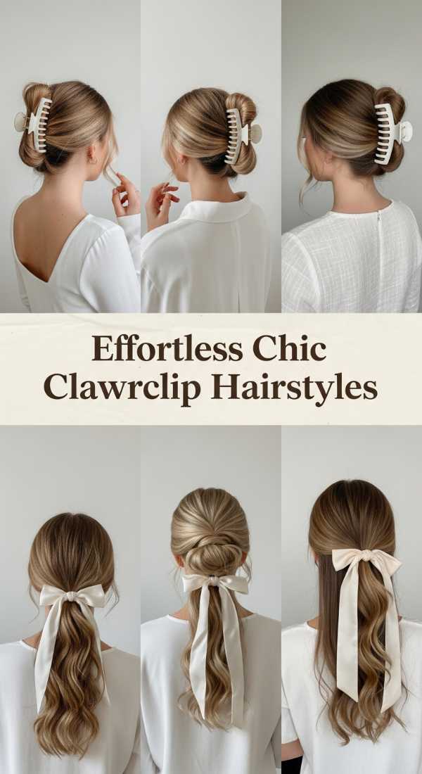 Effortless Chic Clawclip Hairstyles 69ef494c8410e