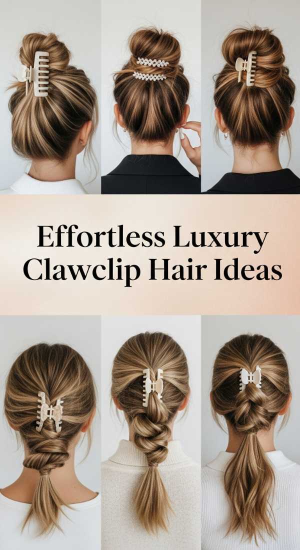 Effortless Luxury Clawclip Hair Ideas 69e9d3f9ef517