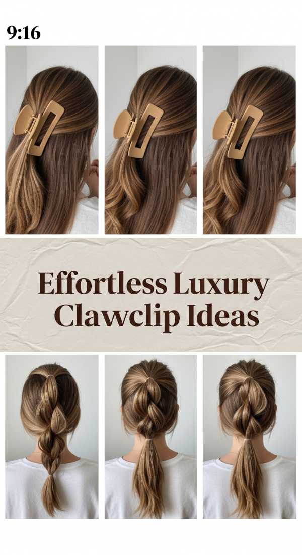 Effortless Luxury Clawclip Ideas 69eb9678d0b69