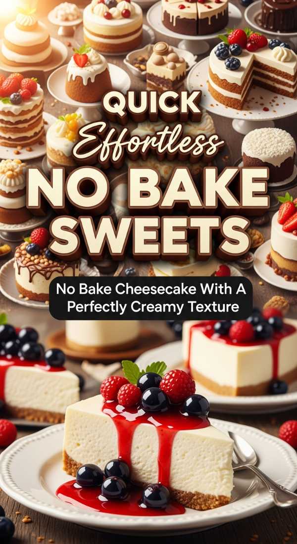 Effortless No Bake Cheesecake With Creamy Texture 69eb222d8eb78
