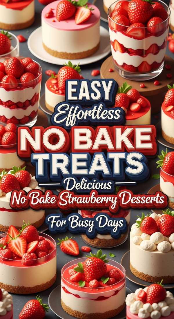 Effortless No Bake Strawberry Desserts For Busy Days 69eca8cdb88a7
