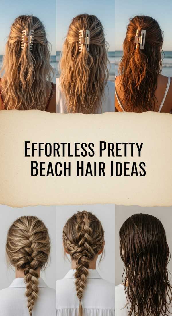 Effortless Pretty Beach Hair Ideas 69eb9680b4960