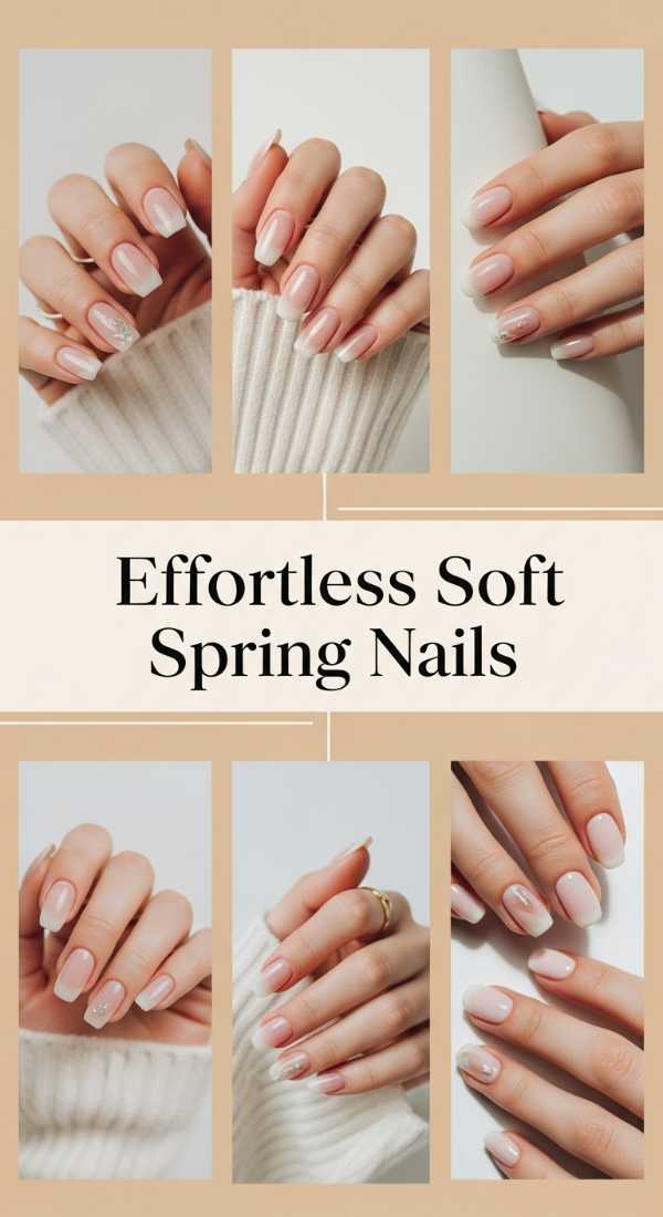 Effortless Soft Spring Nails