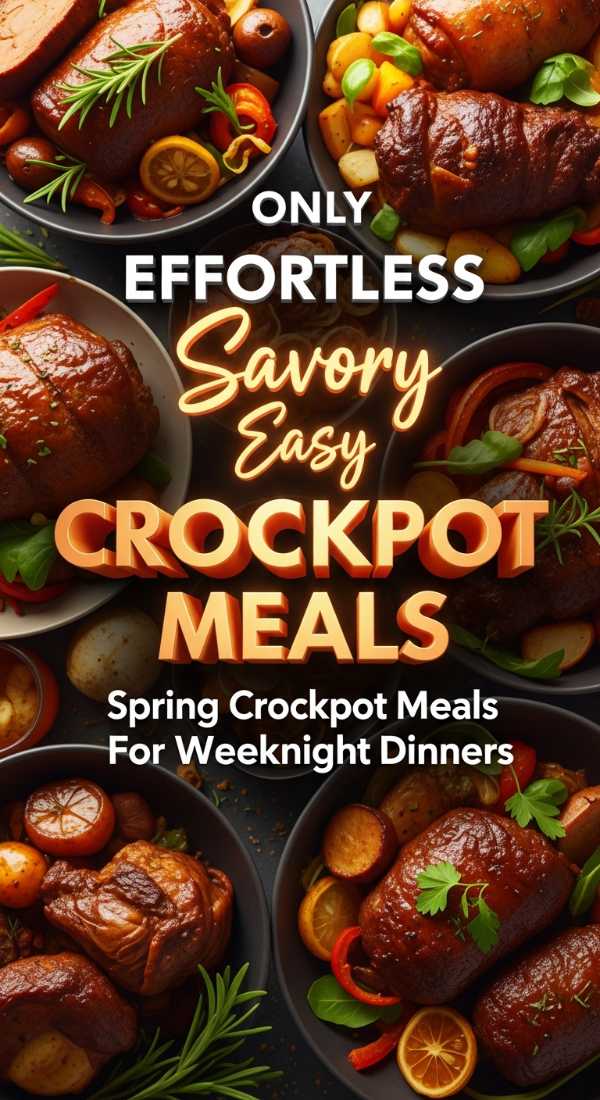 Effortless Spring Crockpot Meals For Busy Weeknights