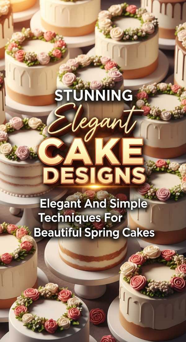 Elegant And Simple Techniques For Beautiful Spring Cakes 69e5cd8a0a02b