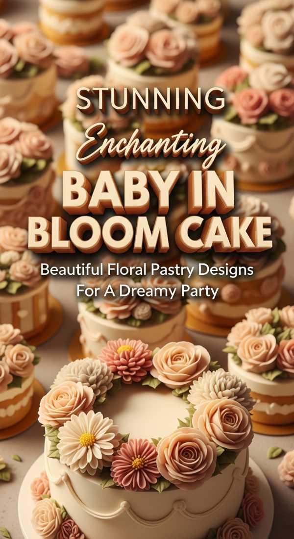 Elegant Baby In Bloom Cake Inspiration 69dfdafaeb24e