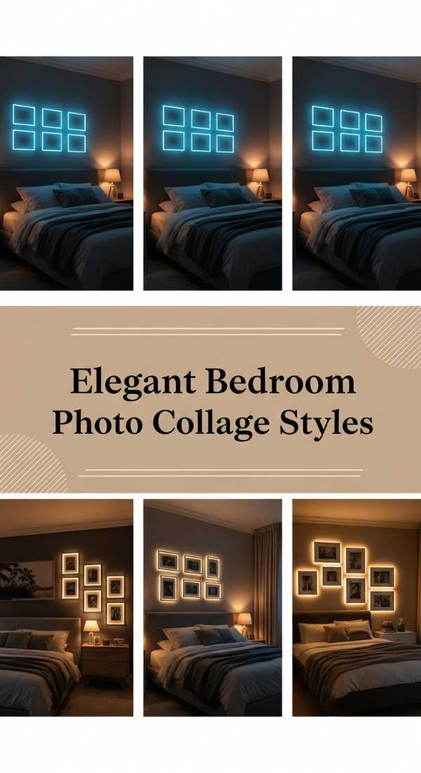 Elegant Bedroom Photo Collage Styles 69ed0331d2092