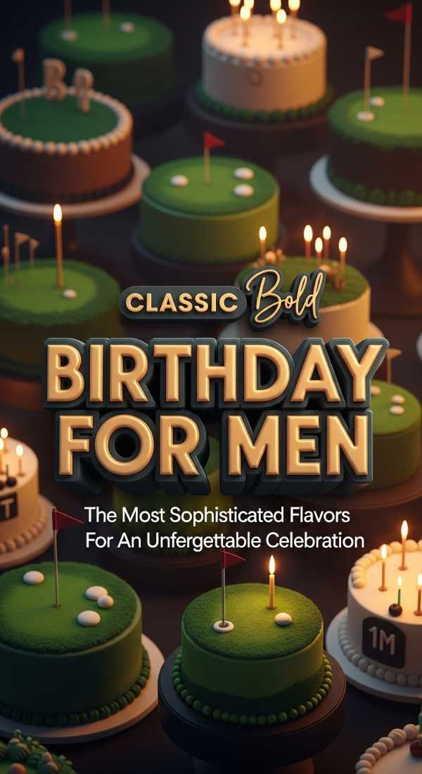 Elegant Birthday Cakes For Men 69f064335be88