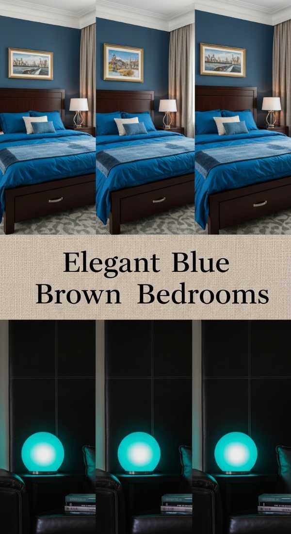 Elegant Blue Brown Bedrooms 69e64b7ba72ec