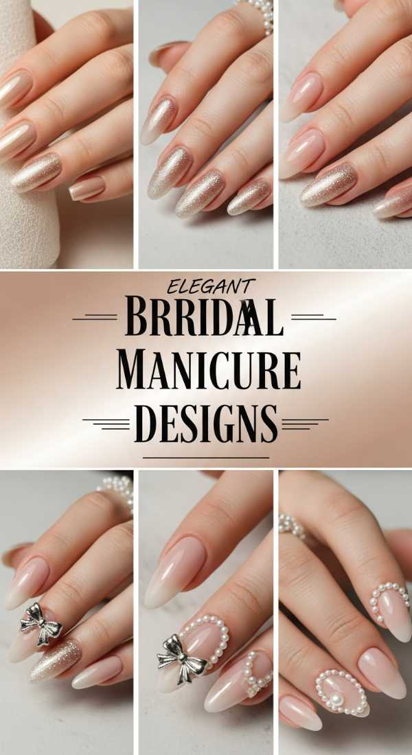 Elegant Bridal Manicure Designs 69e4e4922a965