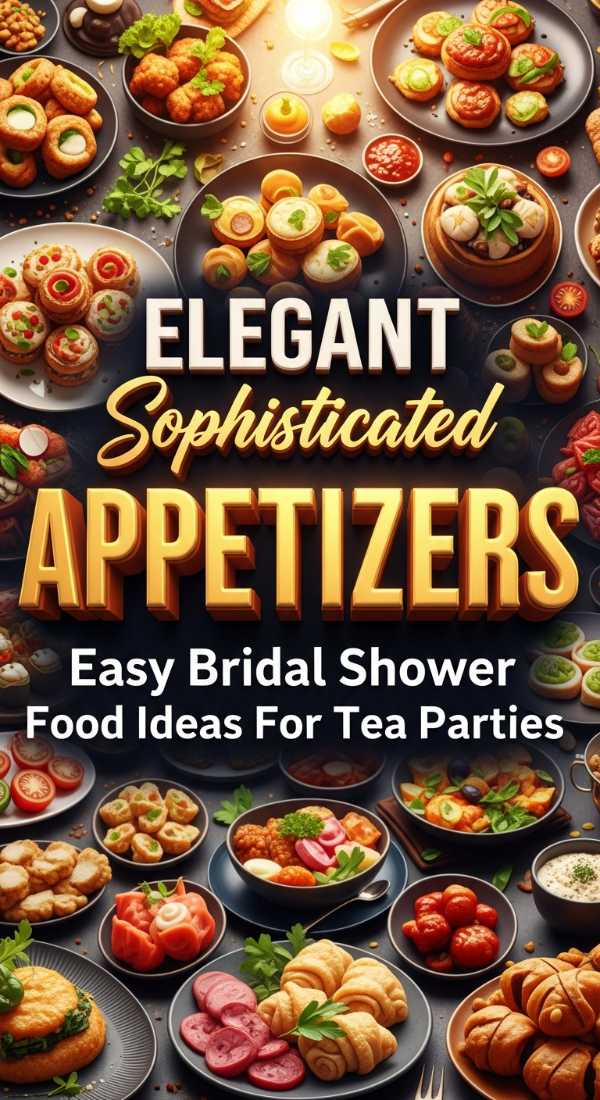 Elegant Bridal Shower Food Ideas 69edb901b5a99